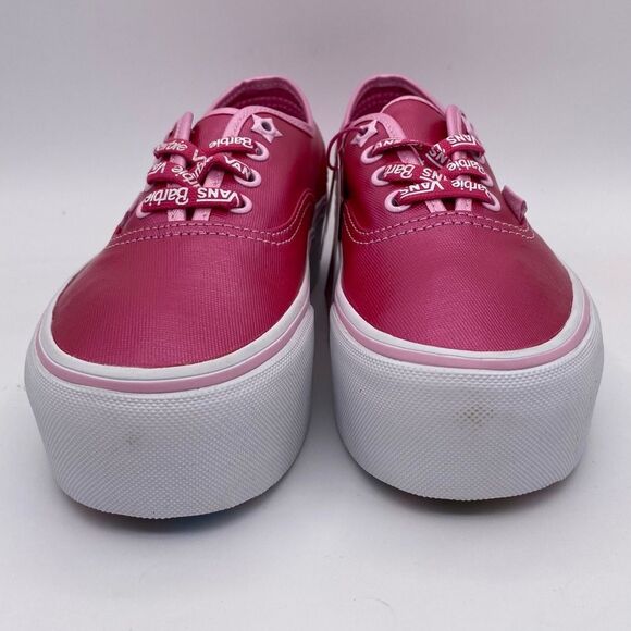 Vans x Barbie Authentic Stackform 'Pink' Skate Women's Sneakers | Size:  6 - Picture 5 of 15